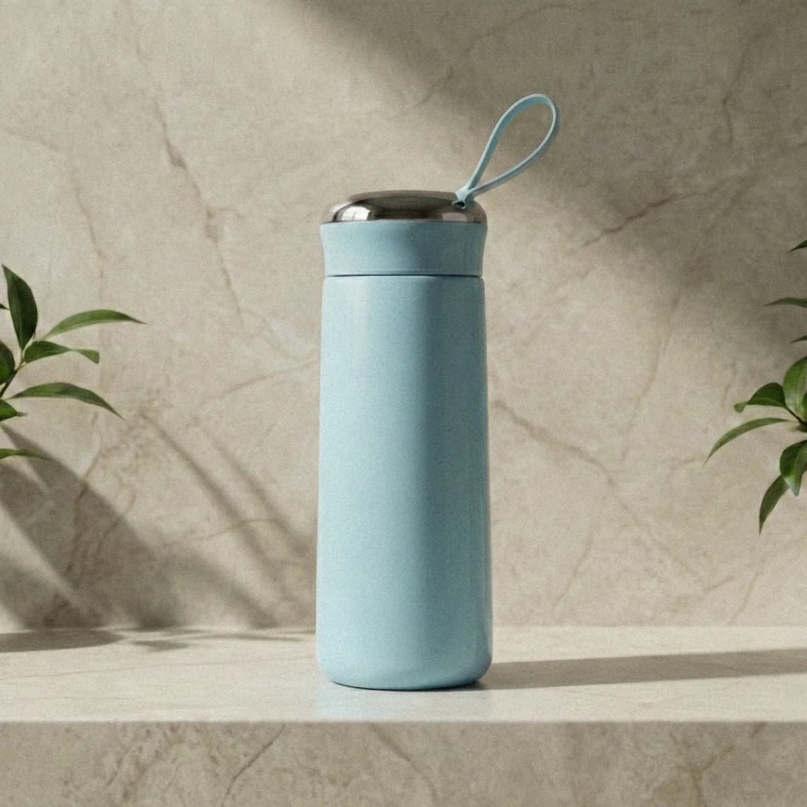 400ml Printed Steel Water Bottle | Leakproof Reusable Travel Bottle with Cute Design