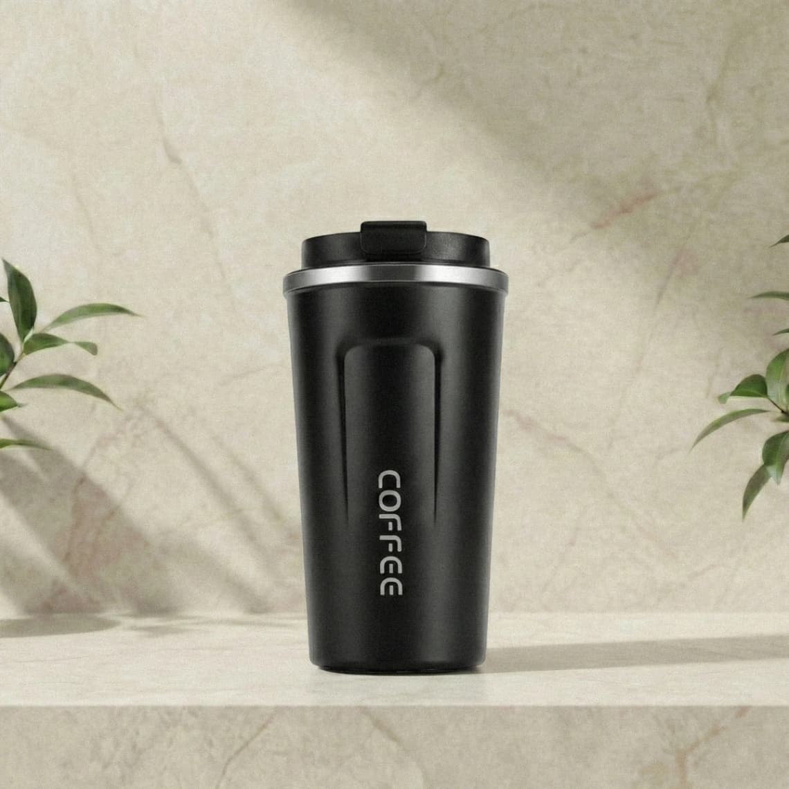 510ml Stainless Steel Coffee Mug | Insulated Travel Mug with Splash-Proof Lid