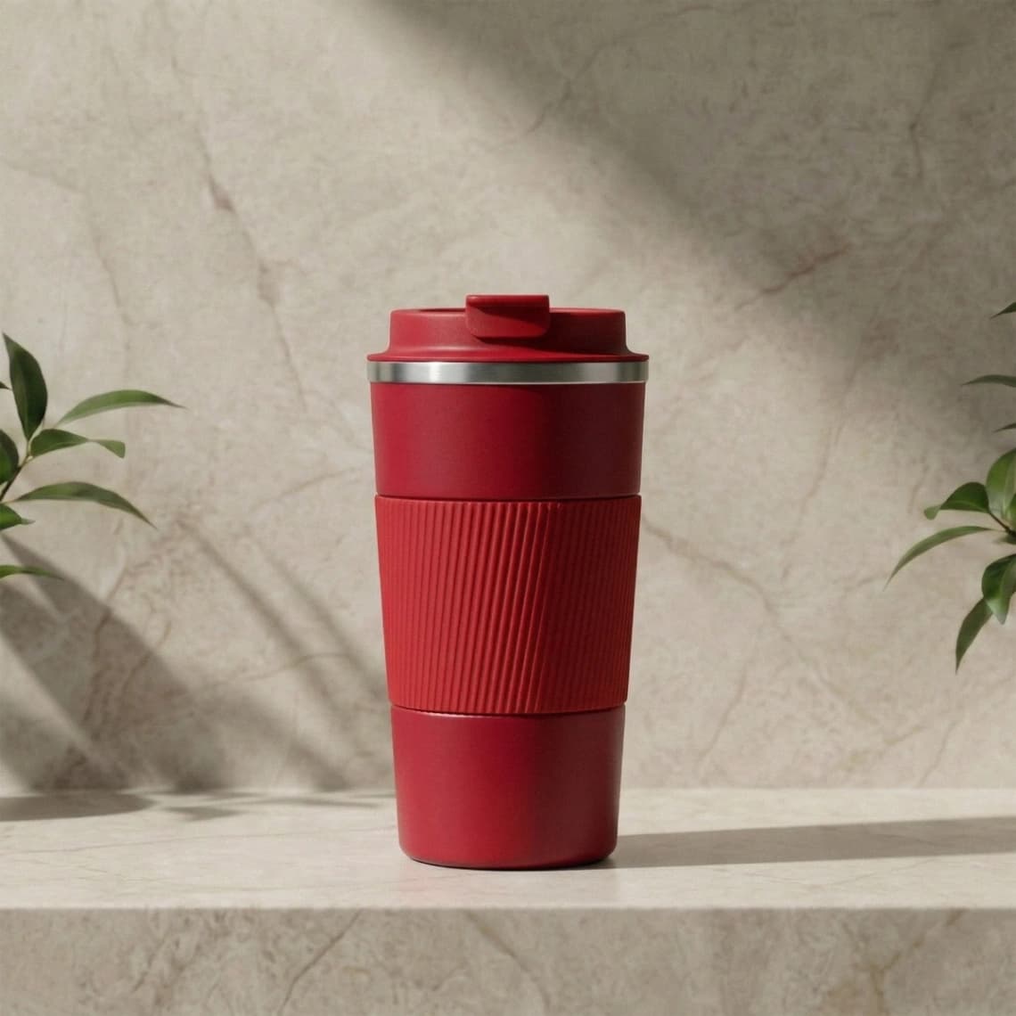 Stainless Steel Vacuum Insulated Travel Mug | Spill-Proof Hot & Cold Coffee Tumbler